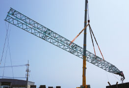 CEA Project Logistics - Crane Demobilization - boom arm lift