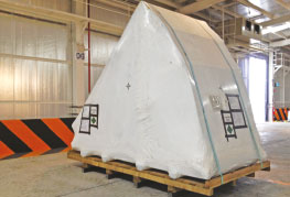 Shrink Wrapping Services - CEA Project Logistics - Cargo wrapped 2