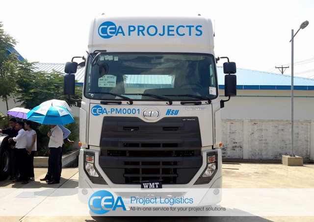 Front on image of CEA UD Quester Truck