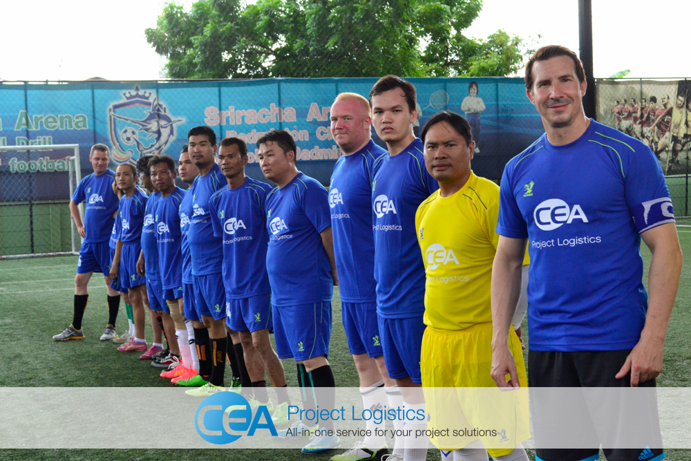 CEA Project Logistics - Football match with Chonburi Police