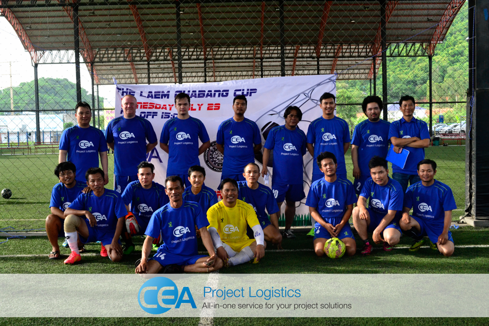 CEA Project Logistics - Football match with Royal Thai Police