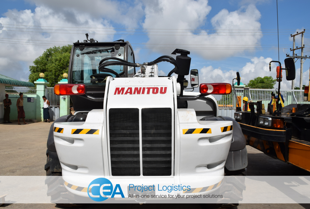 Manitou Telehandler Delivered by CEA Project Logistics