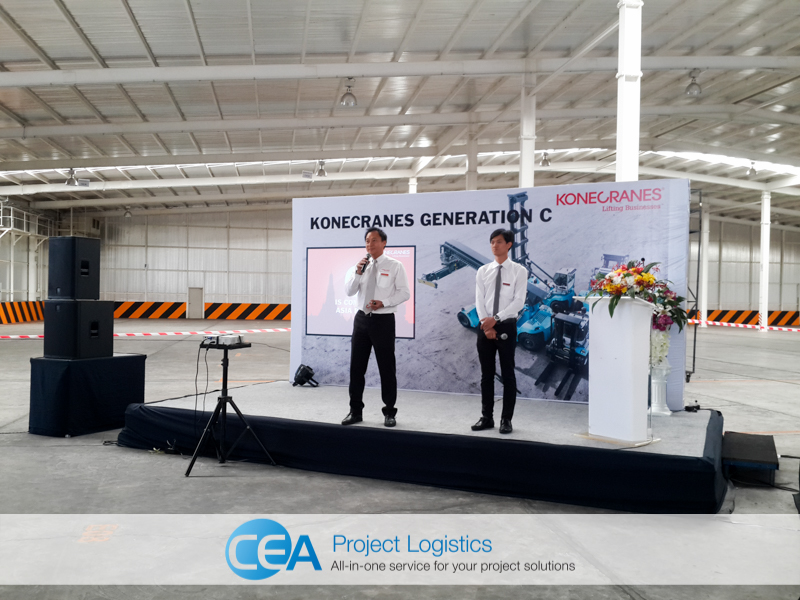 CEA Project Logistics Free Trade Zone Warehouse - Konecranes Generation C
