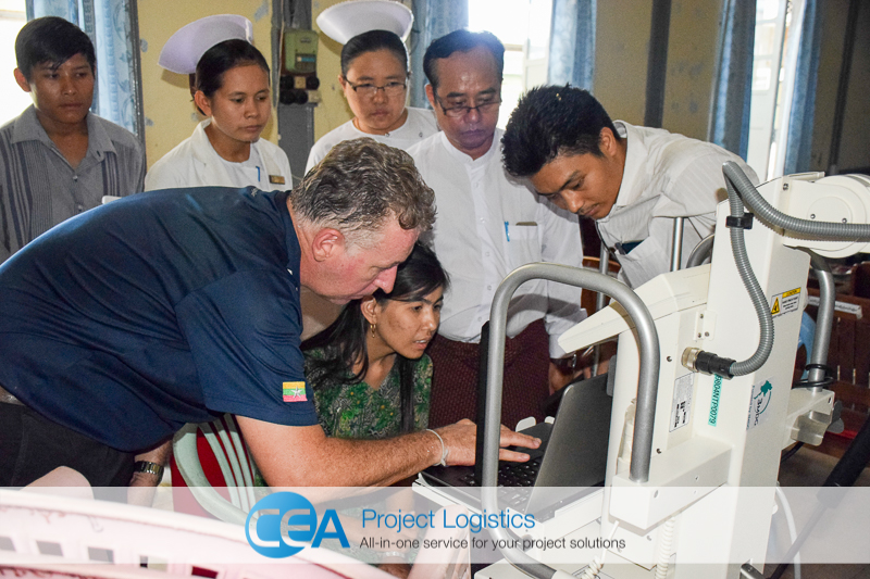 CEA Myanmar Complete X-Ray Machine Project 1