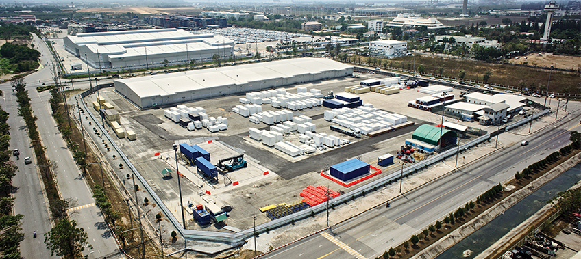 Aerial View of CEA Project Logistics Free Trade Zones