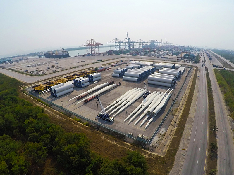 Aerial View of CEA Project Logistics Free Trade Zones