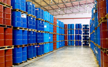 Pharma Chemicals in barrels storage - CEA Project Logistics