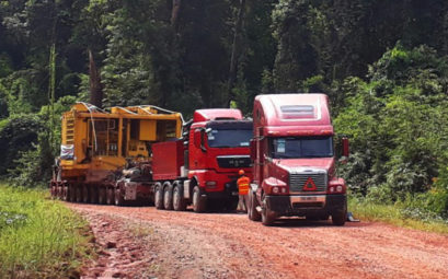 Cross border into Laos - CEA Vietnam Transportation Project