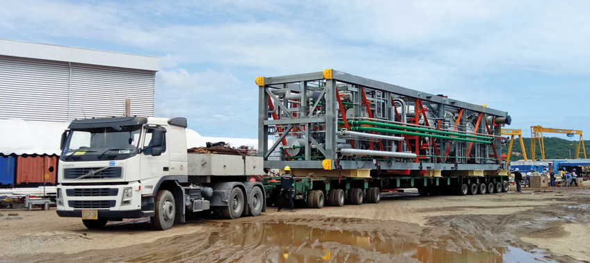 Ethoxylation Plant First cargo leaves for the port